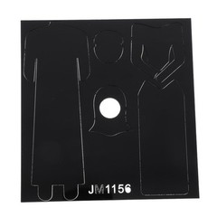 2Set Black Acrylic Restroom Sign Decorative Bathroom Plaque for Door Or Wall