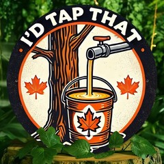 Tin Metal Sign I’d Tap That Wall Weatherproof No Electricity Required 8×8