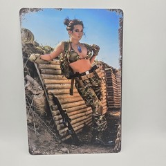 Vintage Tin Metal Signs – Pin Up Girls Sexy Posters Wall Decor Retro Sign