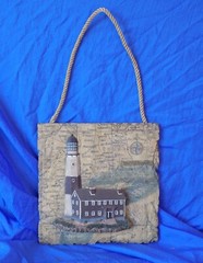Lighthouse Montauk Point Long Island New York Wall Hanger 3D Plaque 7.5″ x 7.5″