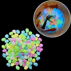 50pcs Garden Decoration Outdoor Luminous Stones For Aquarium Fish Tank Decor