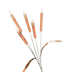Aged Bronze Garden Stakes 30cm High Natural Look Accent Piece