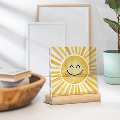 Sunshine gifts Inspirational Sun Sunshine Acrylic Sign Desk Decor, Pop Smiles…