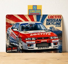 Nissan Skyline Gt-R N1 Car Metal Poster Tin Sign 20x30cm