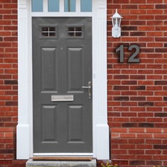 Floating House Number 0 | Arial Series | Modern Designer Door Numbers | Acrylic