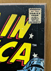 Captain America #112 Wooden/MDF Wall Plaque 13”x19” Used Album Issue