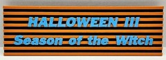 HALLOWEEN 3 v2 Movie Plaque