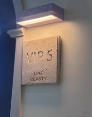 Travertine Rectangle Personalized Door Sign Customize Doorplate for House Store