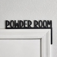 2025 New Year Gift – Cute Metal Door Topper Love You Bye Over Door Frame Decor C