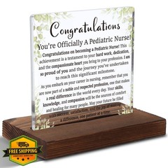 FOUGSTA Pediatric Nurse Acrylic Plaque