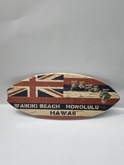 New Hawaii flag wood wall decorative art Sealed