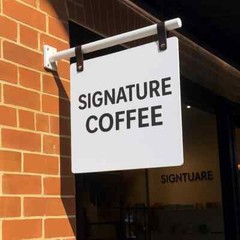 Custom Business Logo Round Blade Sign | Double-Sided Outdoor Storefront Sign