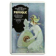 Vintage Parisian Perfume Sign BanginPrints Aluminum Metal Art Deco