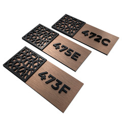 Modern Suite Room Sign – Apartment Signage – Custom Numbers – Hotel Door Signs