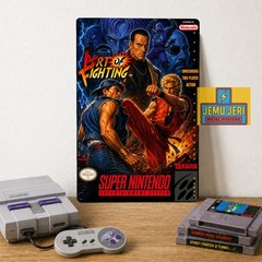 Art Of Fighting Super Nintendo Video Game Metal Poster Tin Sign 30x20cm