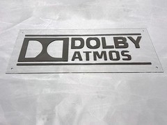 Dolby Atmos Sign 3D Home Theater Decor Cinema Room Movie Night Wall Art