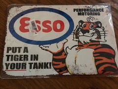 Esso Put a Tiger in Your Tank Clemson Metal Tin Sign Garage Home Bar Wall Decor