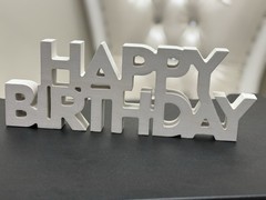 Happy Birthday” Wood Sign