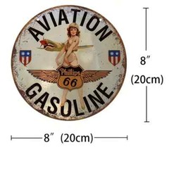 phillips aviation gas Sign Rustic Sign Rustic Metal Sign RETRO Garage Man Cave