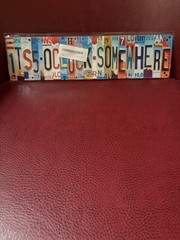 “Its 5 O Clock Somewhere” Metal Sign License Plate 4″x16″