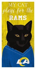 Viral Cat 6×12 – N1013 – Los Angeles Rams – MDF Wood