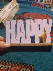 Purple Mental Happy Sign
