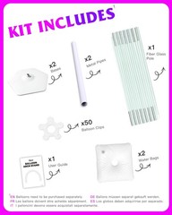 21ft Balloon Arch Stand Kit, Free Combination in Width and Height (e.g. 10ft …