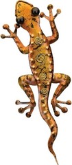 Regal Art & Gift Gecko Hand Painted Wall Décor 11-Inch, Amber/Copper