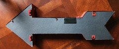 Arrow Sign With Lights, Color Red And Measures 24″ x 10″ x 2″