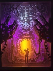 Horror & Fantasy 3D Art LED Light Boxes! Multiple Hand Made Designs To Pick From