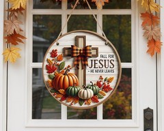Jesus Door Sign Aluminum Durable Waterproof Christian Wall Decor Outdoor
