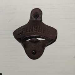 BRAND NEW “Dad the Grill Boss” Sign with Bottle Opener and Hook