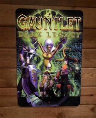 Gauntlet Dark Legends 8×12 Metal Wall Sign Video Game Poster