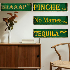 Man Cave Decor Pinche Way Street Tin Sign – Mexican Dad Gifts, Funny Signs, Meta