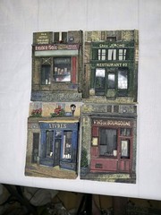 Chiu Tak Hak 3-d Paris Parisian Store Fronts Livre Bourgogne Library Restaurant