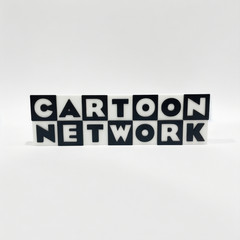 Cartoon Network Logo Sign 3D Printed 8″ Shelf Desk Display Retro Nostalgia Decor