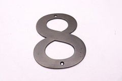 Emtek Address Number Eight Bronze Medium 5-1/2″ H 2828MB
