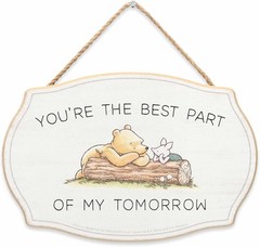 Disney Winnie the Pooh You’re the Best Part Hanging Wood Wall Decor – Adorabl…