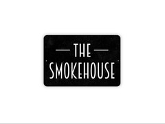 The Smokehouse Sign | BBQ Sign for Outdoor Kitchen or Grill | Rustic Cabin Metal