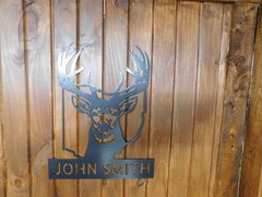 customized metal deer sign ohio state plasma cut