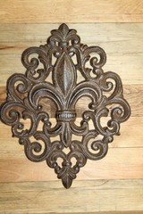 1-Wall Plaques,FLEUR DE LIS Home Decor,All Occasion Gifts,New Orleans Decor,F-10