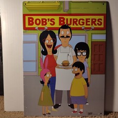 Bobs Burgers Metal Tin Wall Hanging Sign Official Collectible Decoration