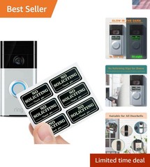 Durable Glow in the Dark No Soliciting Signs – Set of 6 for Front Door Privacy