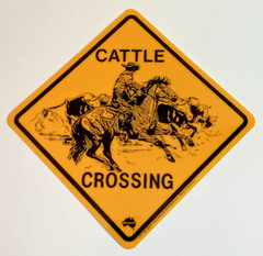 Cattle Crossing – The Great Australian Road Sign Co – Small