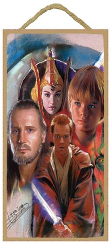 Star Wars Jedi Vibrant Colors By Artist Haiyan 10 “x 5” NICE Wood Sign NEW 232