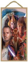 Star Wars Jedi Vibrant Colors By Artist Haiyan 10 “x 5” NICE Wood Sign NEW 232