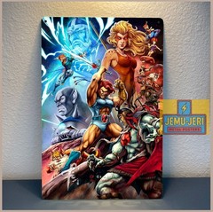 ThunderCats Metal Poster 8×12 Inch Retro Cartoon Wall Art Sign