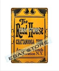The Read House Chattanooga Tennessee American Hotels Corp retro tin sign artwork