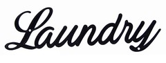 Laundry Room Word Art Sign Home Decor Wall Hanging Cursive Script Typography