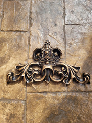 Crown Wall Topper Pediment, Over Door Wall Decor. Handmade Royal King Queen NEW